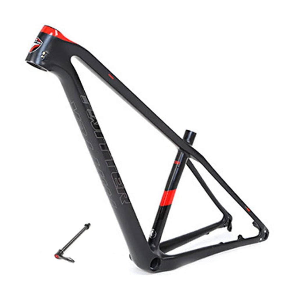 HIMALO 27.5er 29er Carbon Bike Frame 15''/17''/19'' Hardtail Mountain Bike Frame XC Thru Axle 12 * 148mm Boost Frame Disc Brake Internal Routing(29 * 17'')