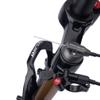 HIMALO 24'' Mountain Bike Air Suspension Fork Travel 110mm Rear Bridge Bike Fork 1-1/8 Straight Tube Front Fork Thru Axle 15 * 100mm Manual/Remote Lockout(Remote) view 4