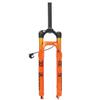 HIMALO 26/27.5/29 Inch Bike Bike Air Suspension Fork 110mm Travel Rebound Adjust Disc Brake Front Fork 1-1/8 Straight Quick Release(Orange,29inch) view 1