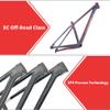 HIMALO Carbon Fiber Bike Frame 27.5er 29er Hardtail Mountain Bike Frame 15''/17''/19'' 12x142mm Thru Axle Disc Brake Frame XC Internal Routing(29 * 19'') view 4