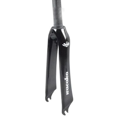 HIMALO 14'' 16'' 18'' 20'' 22'' BMX Rigid Fork T700 Carbon Fiber C Brake Folding Bike Fork 1-1/8'' Straight Tube Front Fork QR 9x74mm Lightweight(Glossy A,14'')