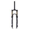 HIMALO 26/27.5/29 Mountain Bike Suspension Fork Travel 100mm Bike Air Fork 1-1/8 Straight Tube Front Forks Disc Brake Manual Lockout QR 9mm(Gold,29'') view 1