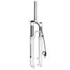 HIMALO Bike Fork 26/27.5/29 Inch Mountain Bike Fork Oil Suspension Travel 100mm 1-1/8 Straight Bicycle Front Fork Remote Lockout QR 9mm(White,27.5inch) view 1