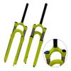 HIMALO 26/27.5/29 Inch Mountain Bike Fork Oil Suspension 80mm Travel Bike Disc Brake Front Fork 1-1/8 QR 9mm Manual Lock(26inch Yellow) view 2