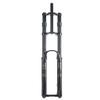 HIMALO DH Downhill Mountain Bike Suspension Fork 26 27.5 29 Inch Travel 160mm Bike Air Fork Rebound Adjust Double Shoulder Bicycle Front Fork Thru Axle 15x110mm(Black,26'') view 1