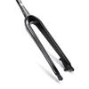 HIMALO Bike Rigid Fork 26 Inch Carbon Fiber Mountain Bike Fork Ultralight Disc Brake Bicycle Front Fork 1-1/2 Quick Release 9mm(26'' Glossy Black)