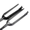 HIMALO Bike Rigid Fork 26 Inch Carbon Fiber Mountain Bike Fork Ultralight Disc Brake Bicycle Front Fork 1-1/2 Quick Release 9mm(26'' Glossy Black) view 2