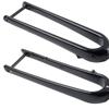 HIMALO 700C Carbon Rigid Fork Gravel Road Bike Fork Disc Brake 12 * 100mm Thru Axle Front Fork 1-1/8 Straight/Tapered(Glossy Black,Tapered) view 4