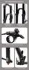 HIMALO DH Bike Air Fork 26 27.5 29 Inch Downhill Mountain Bike Suspension Fork Travel 135mm Damping Adjustable Tapered Front Fork Thru Axle 15x100mm(Remote,26'') view 4