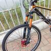 HIMALO Bike Fork 26/27.5/29 Air Suspension Fork Mountain Bike Suspension Forks Travel 100mm Rebound Adjust 1-1/8'' Straight/Tapered Front Fork QR 9mm Manual Lockout Gold(Straight,27.5inch) view 2