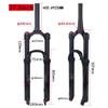 HIMALO Bike Fork 26/27.5/29 Air Suspension Fork Mountain Bike Suspension Forks Travel 100mm Rebound Adjust 1-1/8'' Straight/Tapered Front Fork QR 9mm Manual Lockout Gold(Straight,27.5inch) view 3