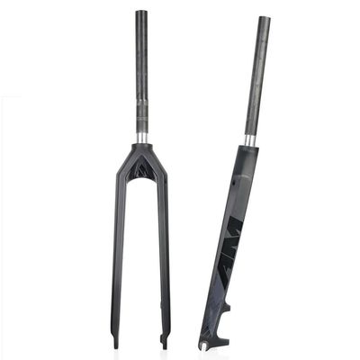 HIMALO 26/27.5/29 Rigid Fork Carbon Mountain Bike Fork 1-1/8 Straight Bike Fork Disc Brake Quick Release Front Fork QR 9 * 100mm Lightweight(Black,29'')