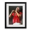 Gary Neville Signed Manchester United Soccer Photo: United Legend. Framed view 1