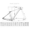HIMALO Carbon Bike Frame 27.5er 29er Mountain Bike Frame 15''/17''/19'' Disc Brake Hardtail Frame QR 135mm Internal Routing XC AM(Dark Grey,15'') view 2