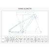 HIMALO Hardtail Mountain Bike Frame 24er Carbon Fiber Bike Frame 13.5'' QR 135mm Disc Brake Frame Internal Routingfor Women Students(White) view 2