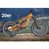 HIMALO 20er Mountain Bike Frame 255mm Aluminum Alloy Suspension Frame 148mm Boost Thru Axle Frame Disc Brake Soft Tail Bike Frame with Rear Shocks(Green) view 2