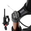 HIMALO 27.5 29 Mountain Bike Suspension Fork Thru Axle 15x110mm Boost Bike Air Fork Straight/Tapered Disc Brake Front Fork Travel 100mm Remote Lockout(Tapered,29'') view 4