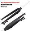 HIMALO Bike Rigid Fork 26 27.5 29 Mountain Bike Fork 1-1/8" Straight Aluminum Alloy Front Fork Disc Brake QR 9mm view 2