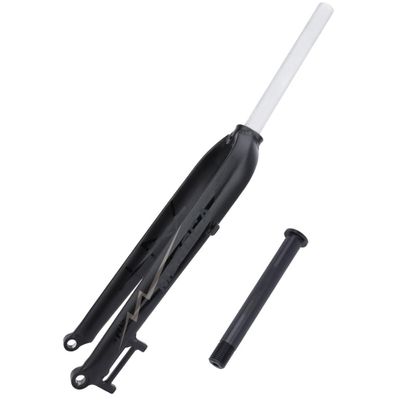 HIMALO Bike Rigid Fork 26 27.5 29 Mountain Bike Fork Thru Axle 15x110mm Boost Fork 1-1/8" Straight Disc Brake(Black)
