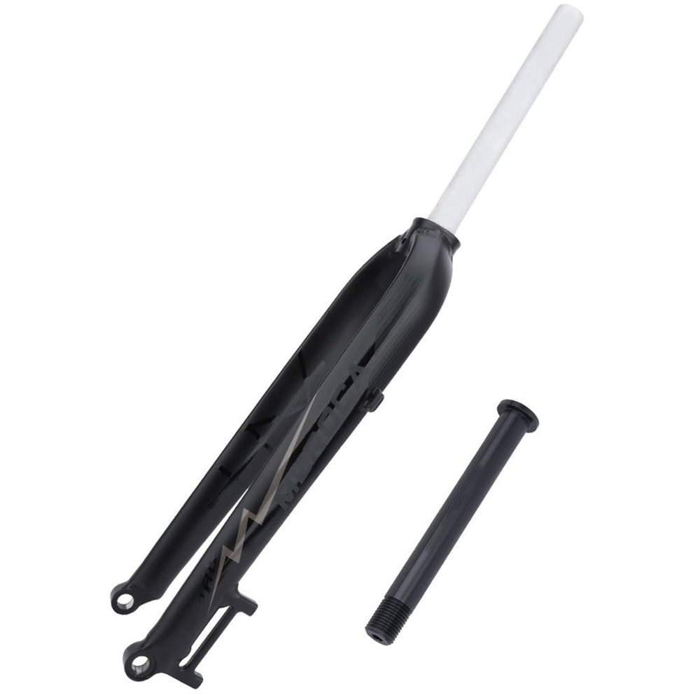 HIMALO Bike Rigid Fork 26 27.5 29 Mountain Bike Fork Thru Axle 15x110mm Boost Fork 1-1/8" Straight Disc Brake(Black)