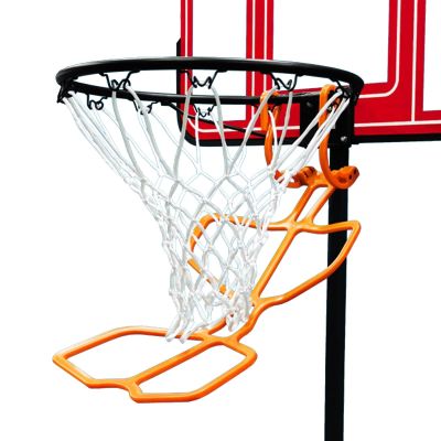 KJLYLPP Basketball Shot Returner Orange Basketball Return Aid, Home Park School Basketball Return Attachment, Easy to Carry