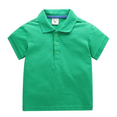 Baby Kids Boy Girl Solid Casual Short Sleeve Shirt Pullover Tops Cute Shirts Boys Dance Shirt (Green, 18-24 Months)