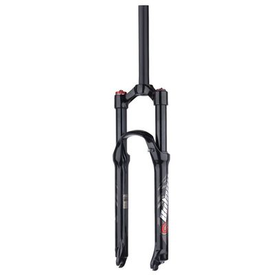 HIMALO Bike Fork 26/27.5/29 Mountain Bike Suspension Fork Travel 100mm Air Fork 1-1/8 Straight Tube Front Forks Disc Brake QR 9mm Manual Lockout(Black,29'')