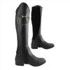 AK Bit Chain Equestrian Horse Riding Half Chaps with Extra Leather Protection Inside AKRS-1864 (Black/Gold, 14/XXS) view 1