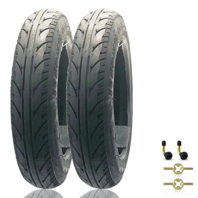 2 Pack 12 1/2 x2 1/4 Tubeless Tire, 12.5x2.25(57/62-203) Dirt Bike Tire - 12inch Tubeless Bike Tires, Strong Grip Replacement fits Childrens Bike Folding Bike Tricycle, 6PR.35-45PSI