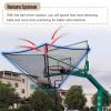 KJLYLPP Adjustable Rotatable Basketball Rebounder Return Machine,Metal Basketball Shot Returner,Basketball Equipment view 4