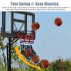 KJLYLPP Basketball Shooting Machine Basketball Shot Returner Simple Basketball Return Attachment for Hoop, Rotatable Basketball Shot Returner Chute view 2