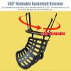 KJLYLPP Basketball Shooting Machine Basketball Shot Returner Simple Basketball Return Attachment for Hoop, Rotatable Basketball Shot Returner Chute view 3