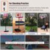 KJLYLPP Basketball Shooting Machine Orange PP Plastic Youth Basketball Ball Returner, Portable Hanging Basketball Shot Returner, for Ball Court/Gymnasium/Courtyard view 2