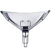KJLYLPP Basketball Shooting Machine Metal Basketball Ball Returner with Foldable Net, 180 Rotating Chute Basketball Rebounder Exercise Equipment, for Shot Exercise Efficiency view 1