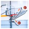 KJLYLPP Basketball Shooting Machine Metal Basketball Ball Returner with Foldable Net, 180 Rotating Chute Basketball Rebounder Exercise Equipment, for Shot Exercise Efficiency view 2