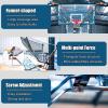 KJLYLPP Basketball Shooting Machine Metal Basketball Ball Returner with Foldable Net, 180 Rotating Chute Basketball Rebounder Exercise Equipment, for Shot Exercise Efficiency view 4
