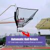 KJLYLPP Basketball Rebounder Net Return, Hanging Ball Automatic Return Equipment Rotatable 180 for Basketball Goal Free-Throw Practice view 4