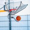 KJLYLPP Portable Basketball Net Catcher Ball Return, Basketball Rebounder Equipment with 180 Basketball Return Chute/Basketball Goal Trainer for Pole/Wall Mounted Hoops view 1