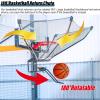 KJLYLPP Portable Basketball Net Catcher Ball Return, Basketball Rebounder Equipment with 180 Basketball Return Chute/Basketball Goal Trainer for Pole/Wall Mounted Hoops view 3