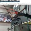 KJLYLPP Portable Basketball Net Catcher Ball Return, Basketball Rebounder Equipment with 180 Basketball Return Chute/Basketball Goal Trainer for Pole/Wall Mounted Hoops view 4