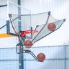 KJLYLPP Basketball Shooting Machine Aluminum Alloy Basketball Shot Returner, Basketball Return Attachment for Hoop, Indoor Outdoor Ball Returner with 180 Rotating Chute view 1