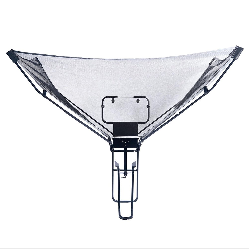 KJLYLPP Outdoor Basketball Rebounder Net Return, 180 Rotatable Ball Returner Metal for Stadium Playground School, Home Yard Basketball Shooting Trainer Easy to Set Up