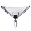 KJLYLPP Outdoor Basketball Rebounder Net Return, 180 Rotatable Ball Returner Metal for Stadium Playground School, Home Yard Basketball Shooting Trainer Easy to Set Up view 1