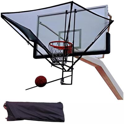 KJLYLPP Basketball Shooting Machine Professional Basketball Return Shooting Practice Attachment,180 Rotating for Hoop with Bag for Storage, Heavy Duty Shooting Trainer