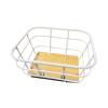 Aymzbd Bike Front Basket Bicycle Cargo Rack Easy Install Trendy Bicycle Storage Basket Cycling Rack Basket for Park Riding Backyard