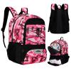 Hsmihair Soccer Bag-Soccer Backpack&Backpack for&Football Volleyball& Basketball,with Ball Compartment and Training Package view 1