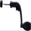 Black Universal Plastic Power Hhandle, Black Fishing Spinning Reel Handle, Folding Rotary Replacement Parts, Plastic Fishing Reel Power Handle Crank Arm Spinning Reel view 1