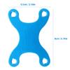 HANABASS 4pcs Aluminum Skateboard Bridge Gasket Support for Skateboard Trucks Prevents Screw Sinking for Beginners and Professionals Corner Design view 2