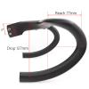 AGSDGAWD Road Bike Handlebars, Full Carbon Fibre Integrated Drop Bar 28.6 Inner Routing Bent Handle Bar with Bike Computer Holder Handlebar(420-90mm) view 2