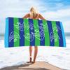 Microfiber Lightweight Thin Beach Towel Sand Free Quick Dry Super Absorbent Large Towels 55.1x27.5in Swimming Pool Camping Beach Printed Bath Towel (003) view 1